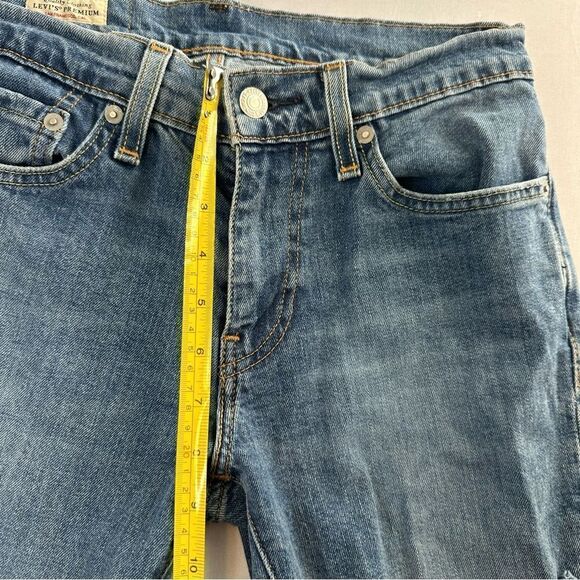 Levis Big E Premium 511 28 x 30 Slim Fit distressed medium wash Jeans men’s - Picture 5 of 8